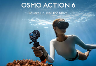 เปิดตัว DJI Osmo Action 6 กล้องแอคชั่นรุ่นแรกกับรูรับแสงปรับได้ พร้อมเซ็นเซอร์ 1/1.1 นิ้ว