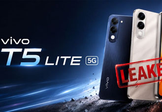 vivo T5 Lite หลุดสเปก จอ 120Hz แบต 6,500mAh ชิป Dimensity 6300 รองรับ 5G