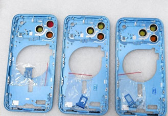 iPhone 18 Pro Max หลุดเฟรมอะลูมิเนียม 3 สีใหม่ Dark Cherry, Cloud Blue และสีดำ