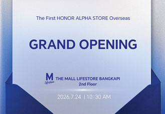 HONOR Alpha Store ปักหมุดไทย เปิดแฟลกชิปสโตร์แห่งแรกในตลาดต่างประเทศ ณ เดอะมอลล์ บางกะปิ